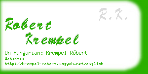robert krempel business card